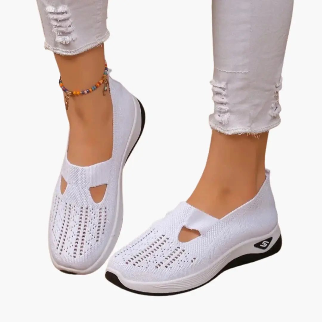 Damskie buty ortopedyczne z wsuwaną konstrukcją i amortyzowaną wkładką 9