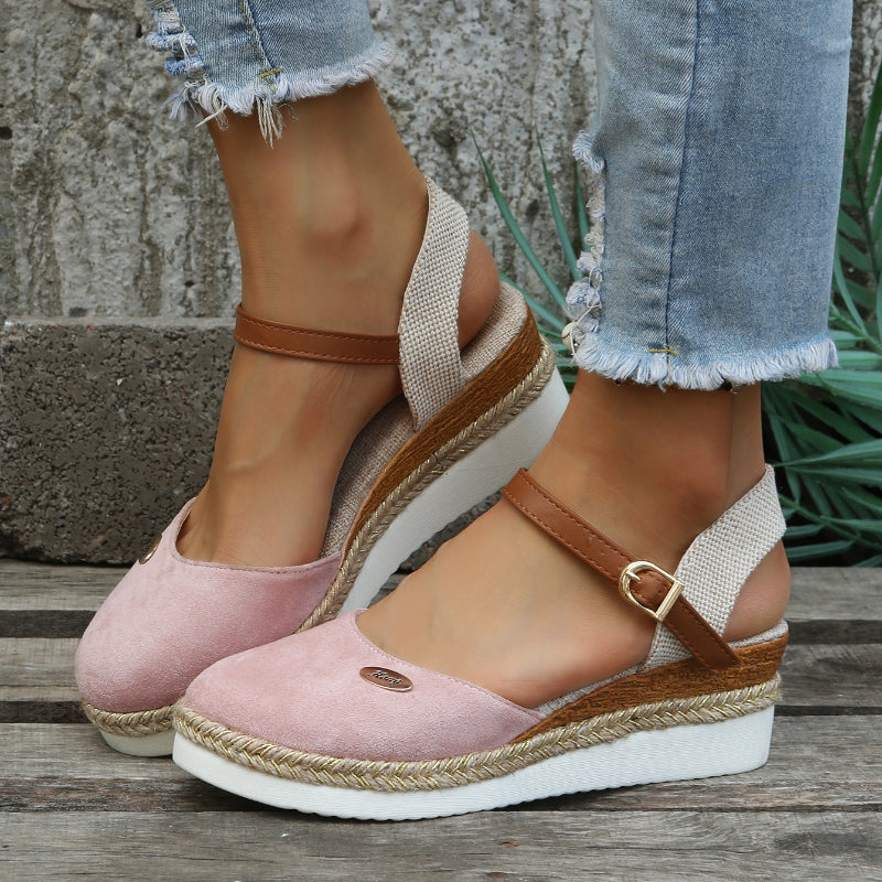Wygodne Espadryle Damskie Ortopedyczne | Stylowe Sandały na Koturnie 5