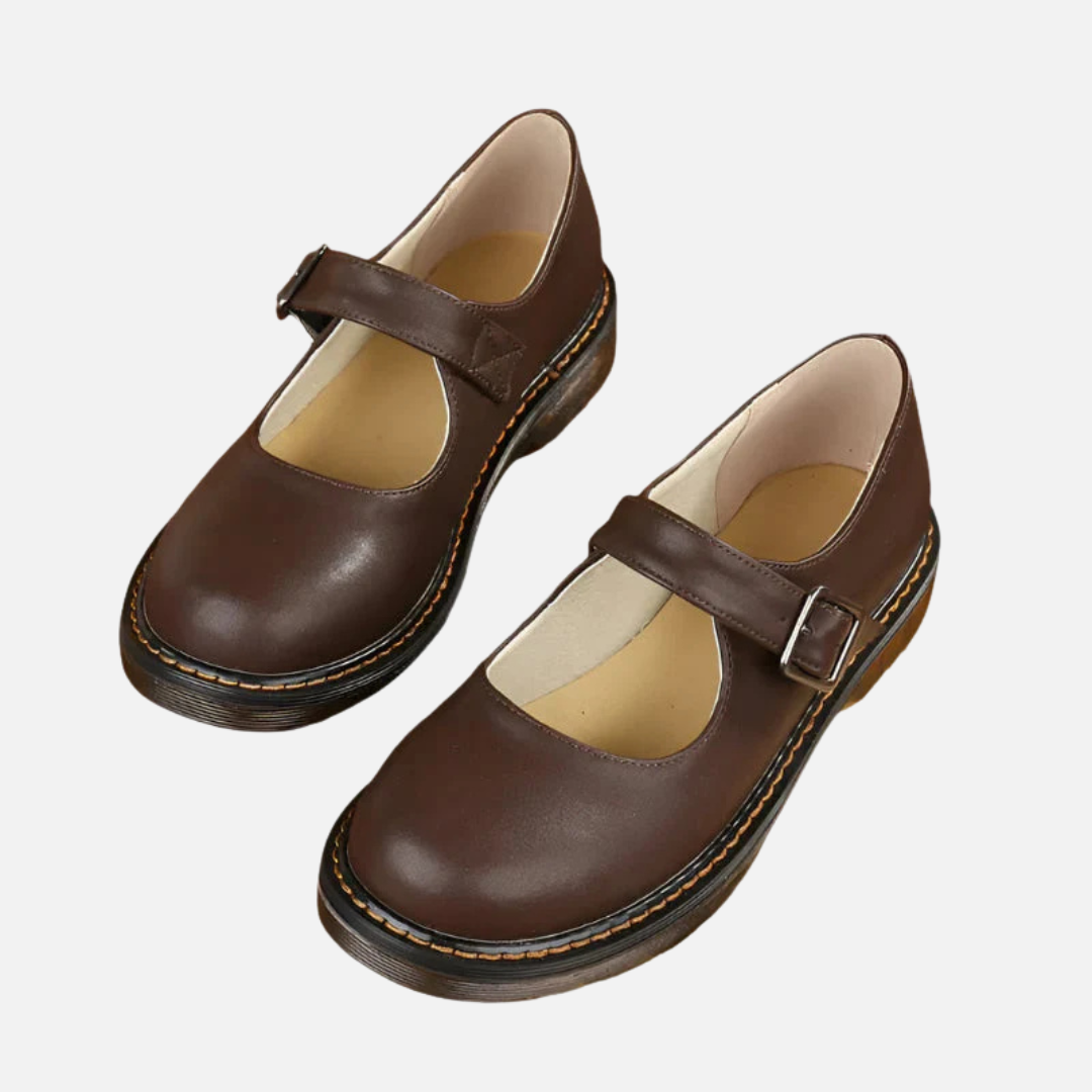 Hanna | Damskie Ortopedyczne Półbuty Mary Jane – Na Co Dzień