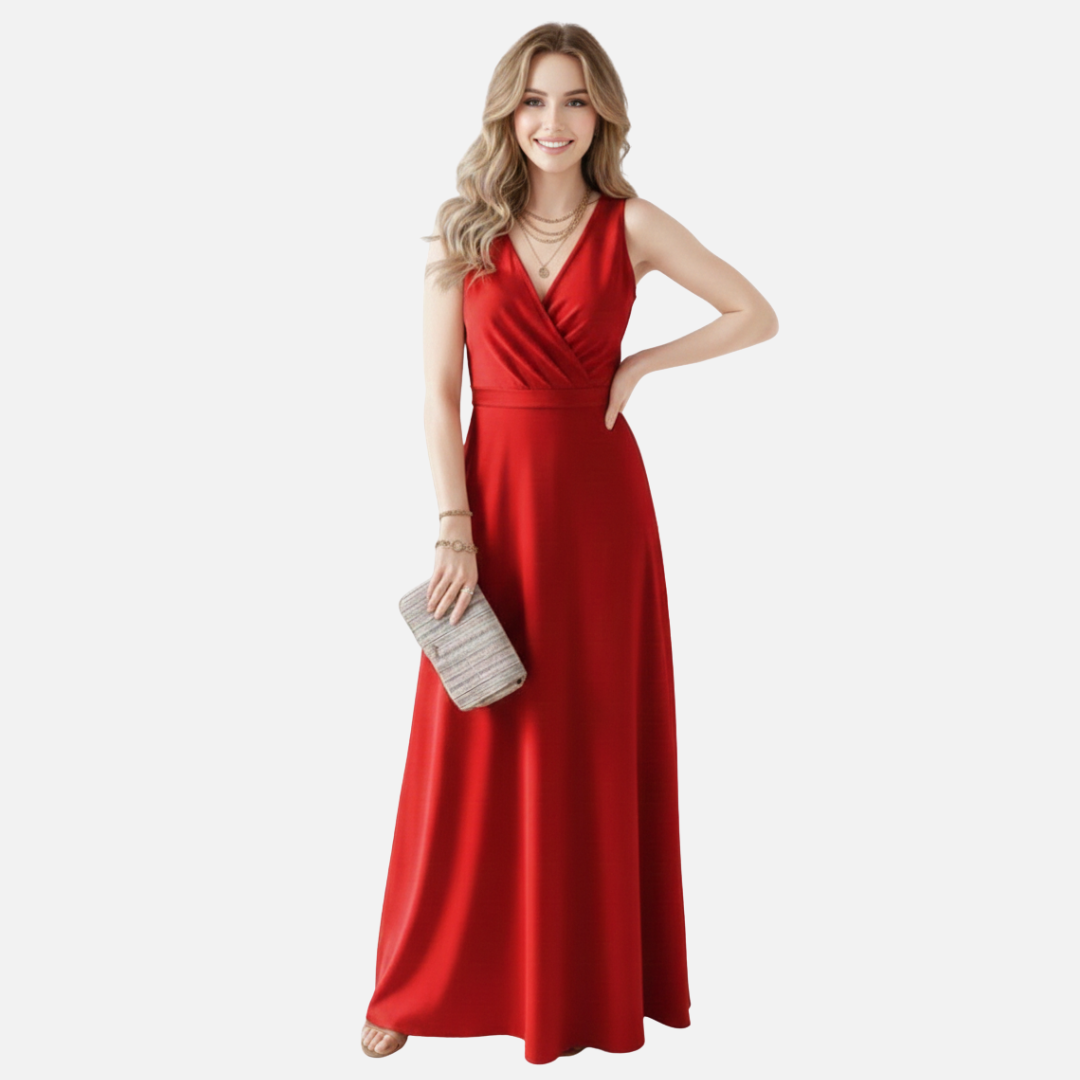 Sukienka maxi dla gości weselnych