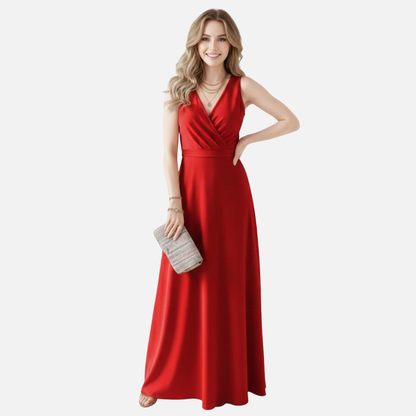 Sukienka maxi dla gości weselnych