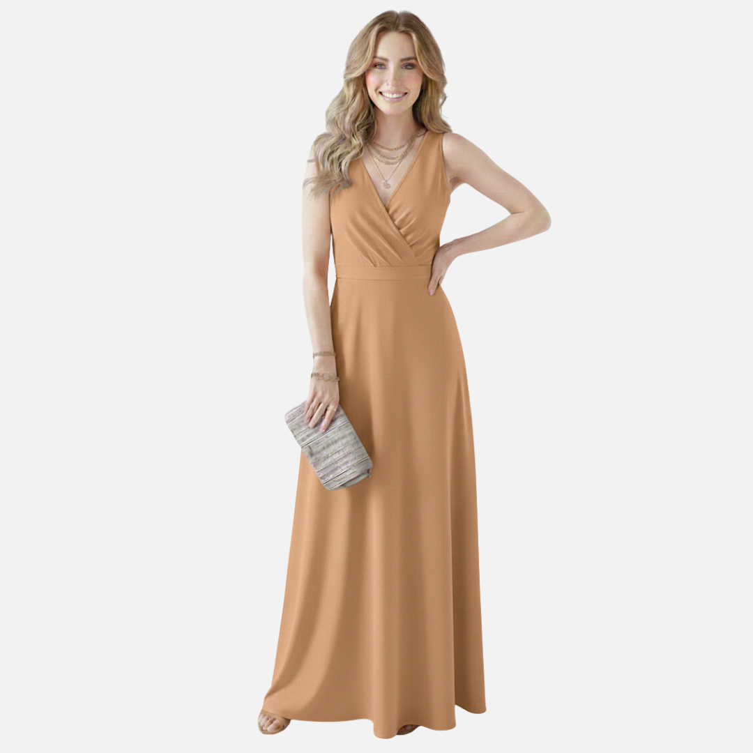 Sukienka maxi dla gości weselnych