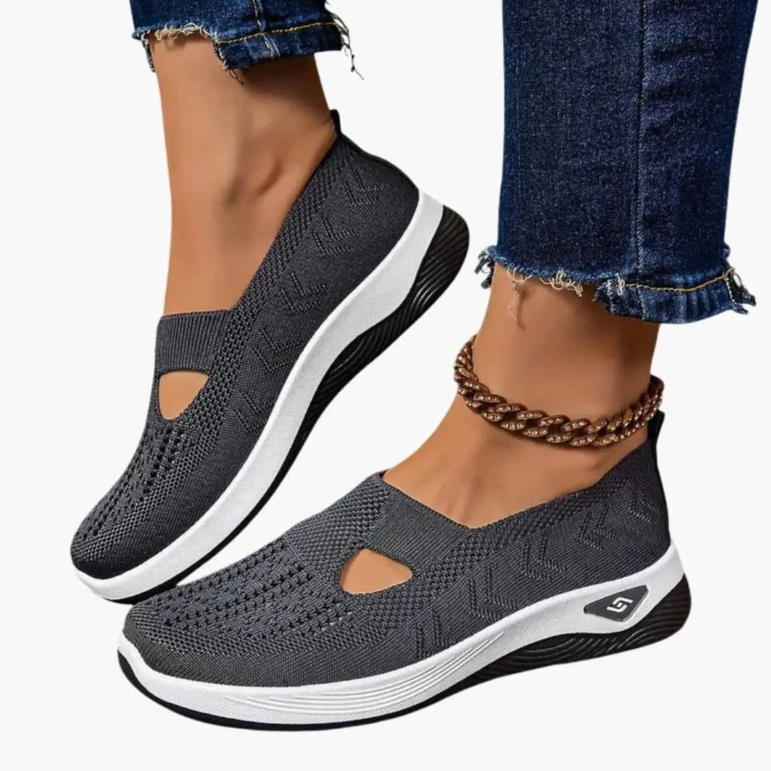 Damskie buty ortopedyczne z wsuwaną konstrukcją i amortyzowaną wkładką 7