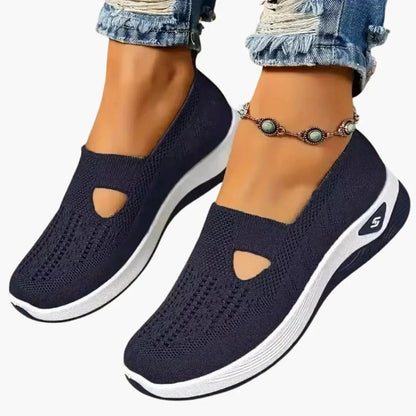 Damskie buty ortopedyczne z wsuwaną konstrukcją i amortyzowaną wkładką 8