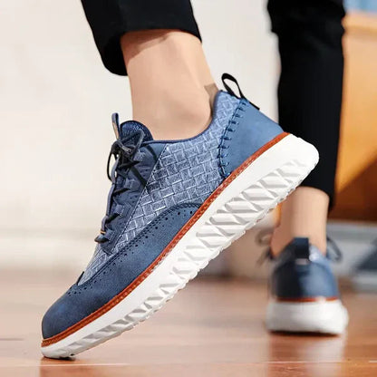 Dylan | Męskie sznurowane buty do chodzenia na platformie 4