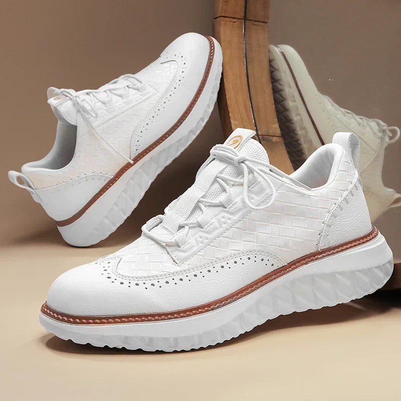 Dylan | Męskie sznurowane buty do chodzenia na platformie 8