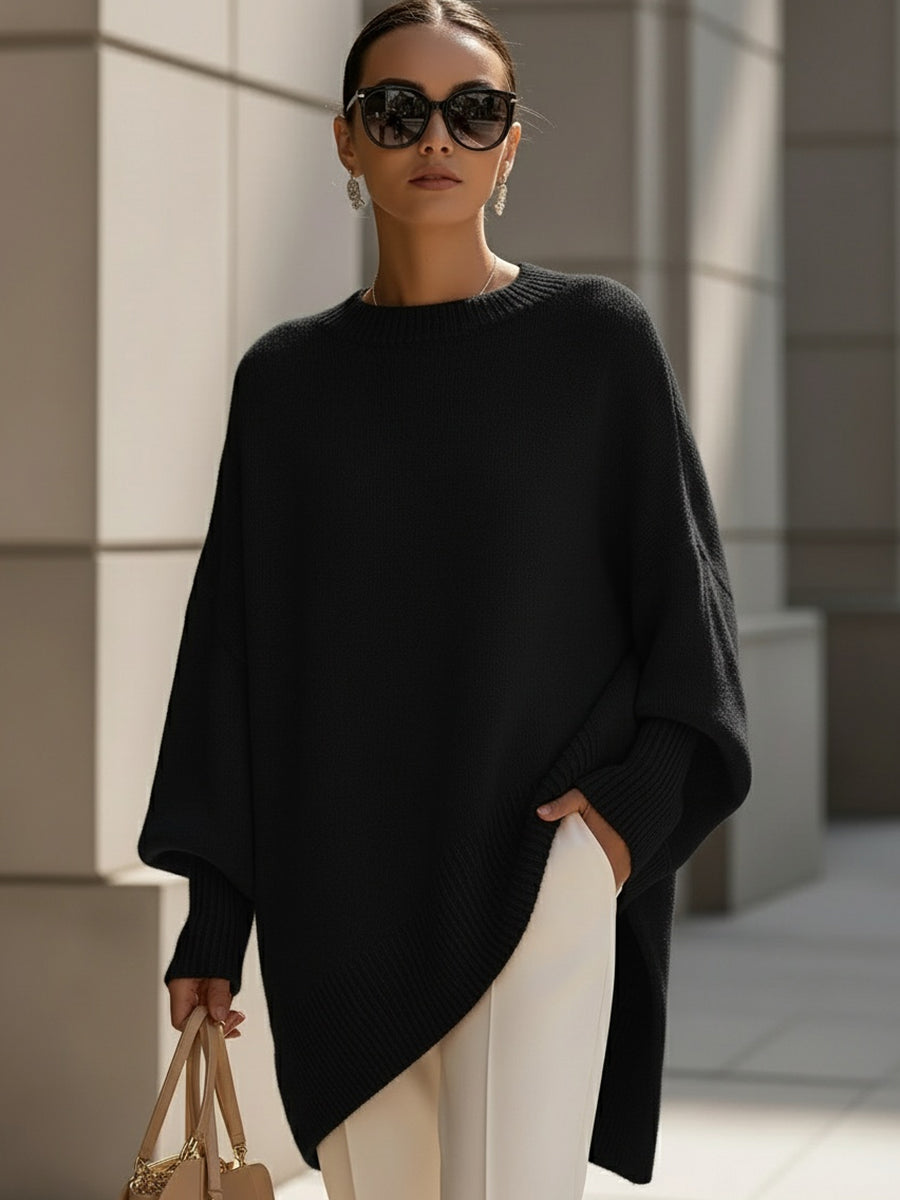 Elegancki, oversize'owy ponczo dla kobiet 9