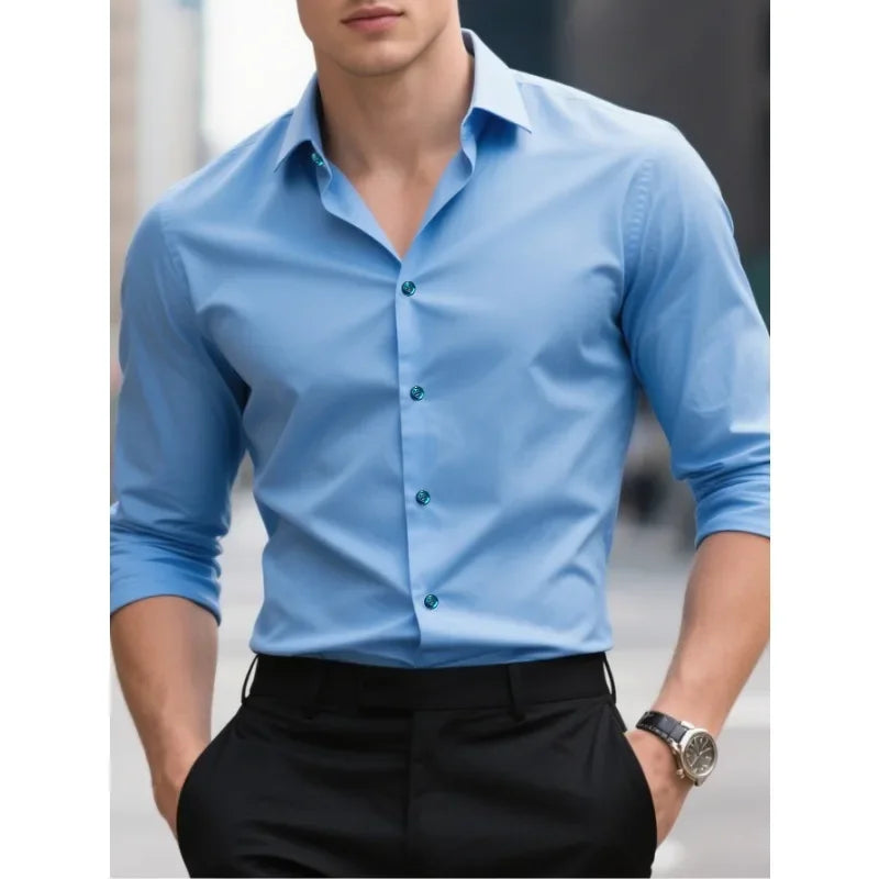 KOSZULA SLIM FIT DLA MĘŻCZYZN 2