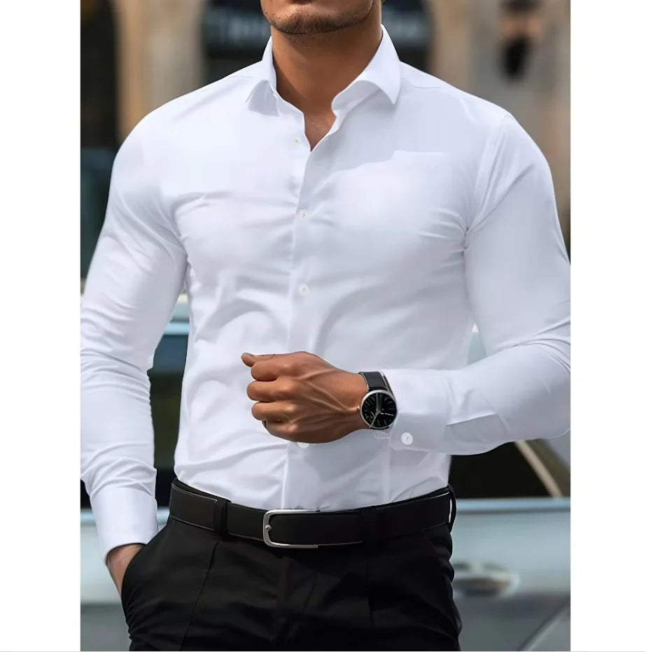KOSZULA SLIM FIT DLA MĘŻCZYZN 4
