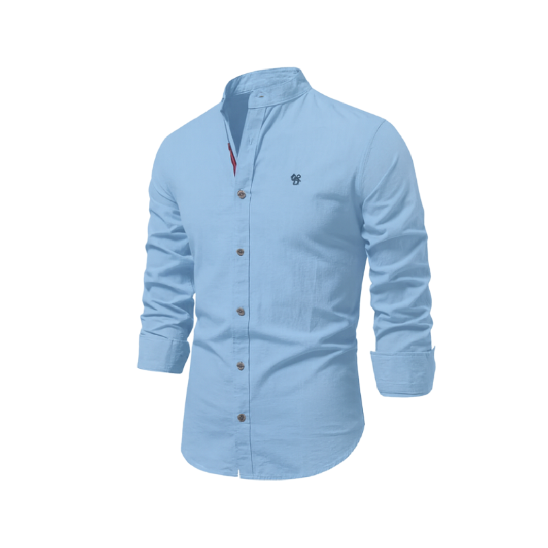 Katharina | Męska wiosenna koszula casualowa zapinana na guziki 9