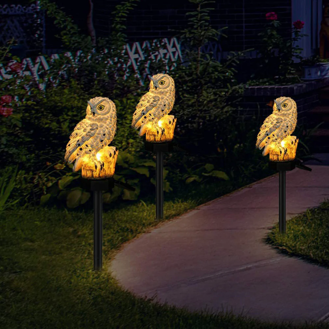 Lampa ogrodowa Solar Owl Outdoor Pathway Lamp 4
