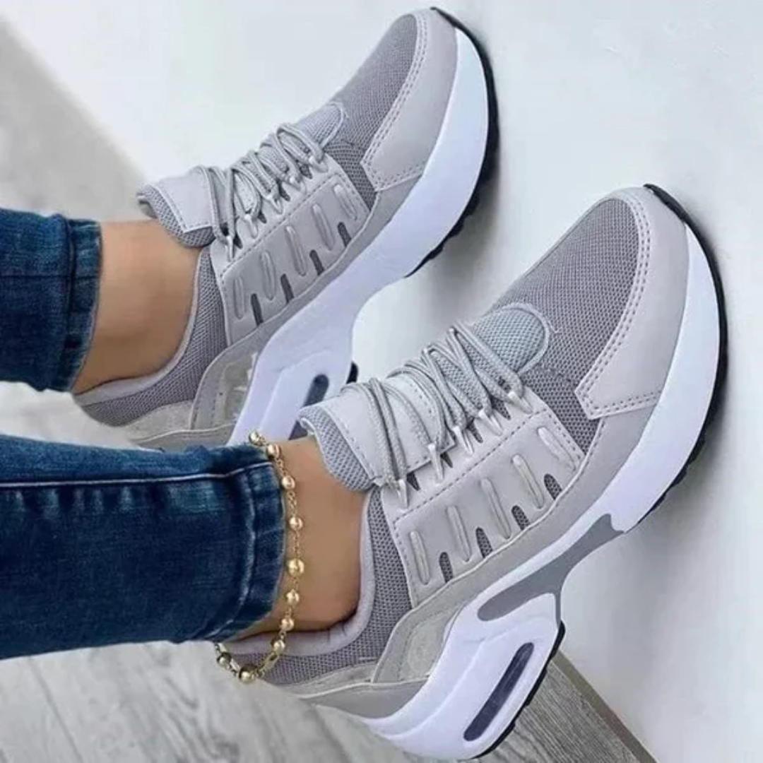 Lekkie Damskie Buty Sportowe | Wygodne Trampki na Platformie 2