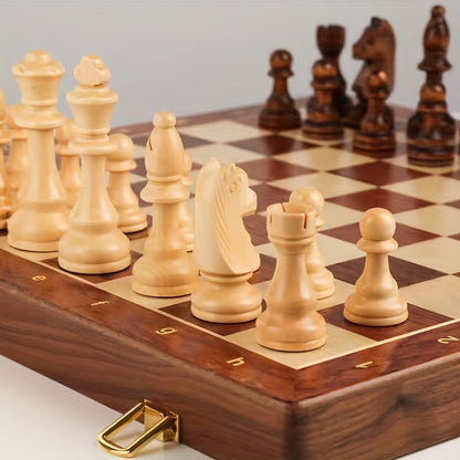 Luksusowa gra w szachy z litego drewna – GrandRook 4