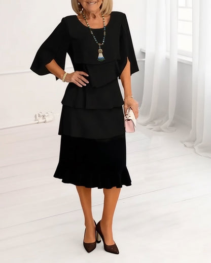 Patricia | Elegancka i wygodna sukienka z falbanką 2
