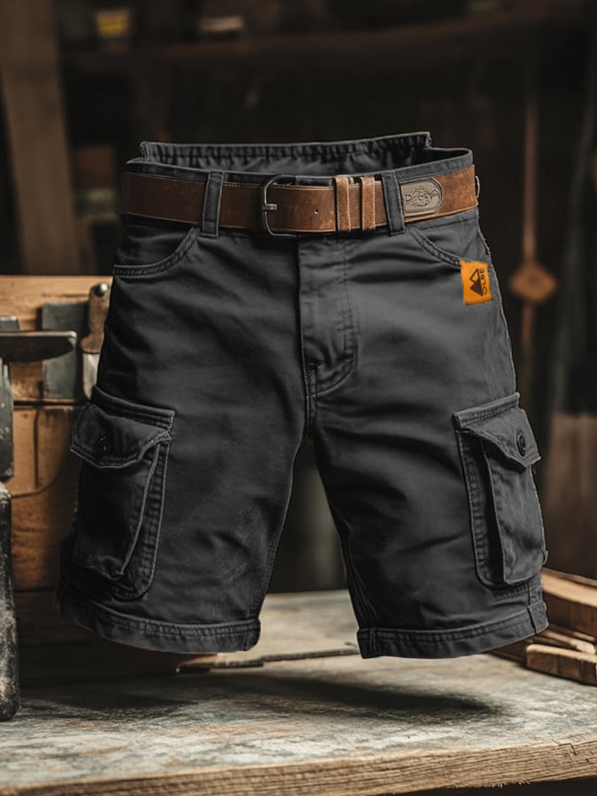 SZORTY CARGO W STYLU VINTAGE DLA MĘŻCZYZN 2
