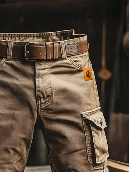 SZORTY CARGO W STYLU VINTAGE DLA MĘŻCZYZN 3