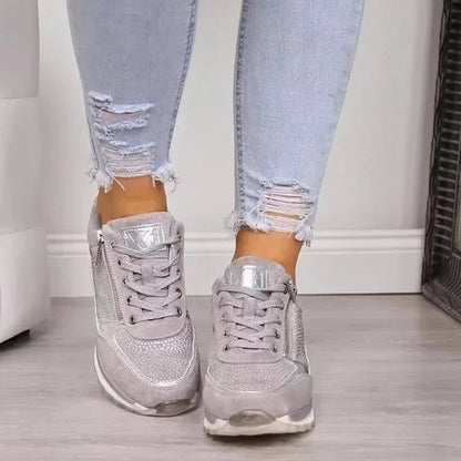 Sneakersy Damskie Ortopedyczne z Zamkiem - Wygodne i Stylowe na Co Dzień 4