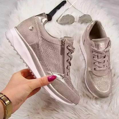 Sneakersy Damskie Ortopedyczne z Zamkiem - Wygodne i Stylowe na Co Dzień 5