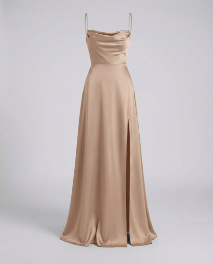 Sukienka Maxi na Wesele z Rozcięciem - Elegancka Sukienka Letnia Maxi na Lato dla Kobiet 7