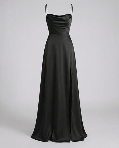 Sukienka Maxi na Wesele z Rozcięciem - Elegancka Sukienka Letnia Maxi na Lato dla Kobiet 9
