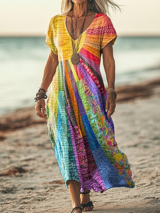 Sukienka w stylu boho Sun Design 0