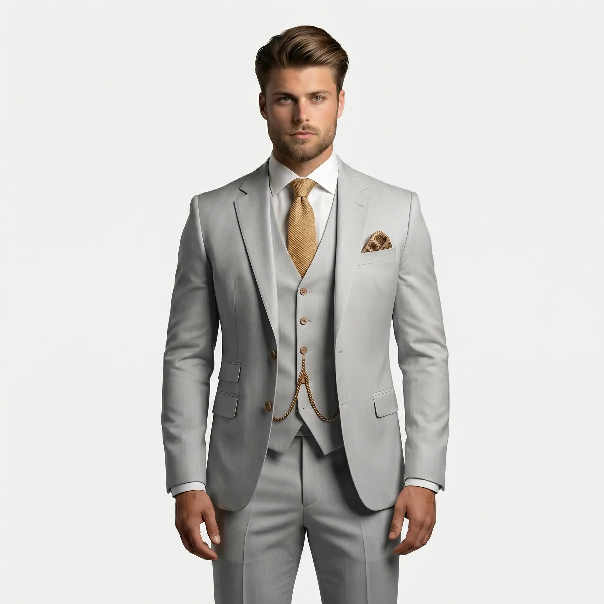 Trzyczęściowy garnitur slim fit - Yannick 4