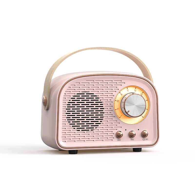 Vintage Bluetooth głośnik z radioodbiornikiem FM – RetroVibe 9