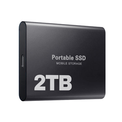 Wexo Zewnętrzny Dysk SSD | 2TB, USB-C, Szybki Transfer 1050MB/s 7