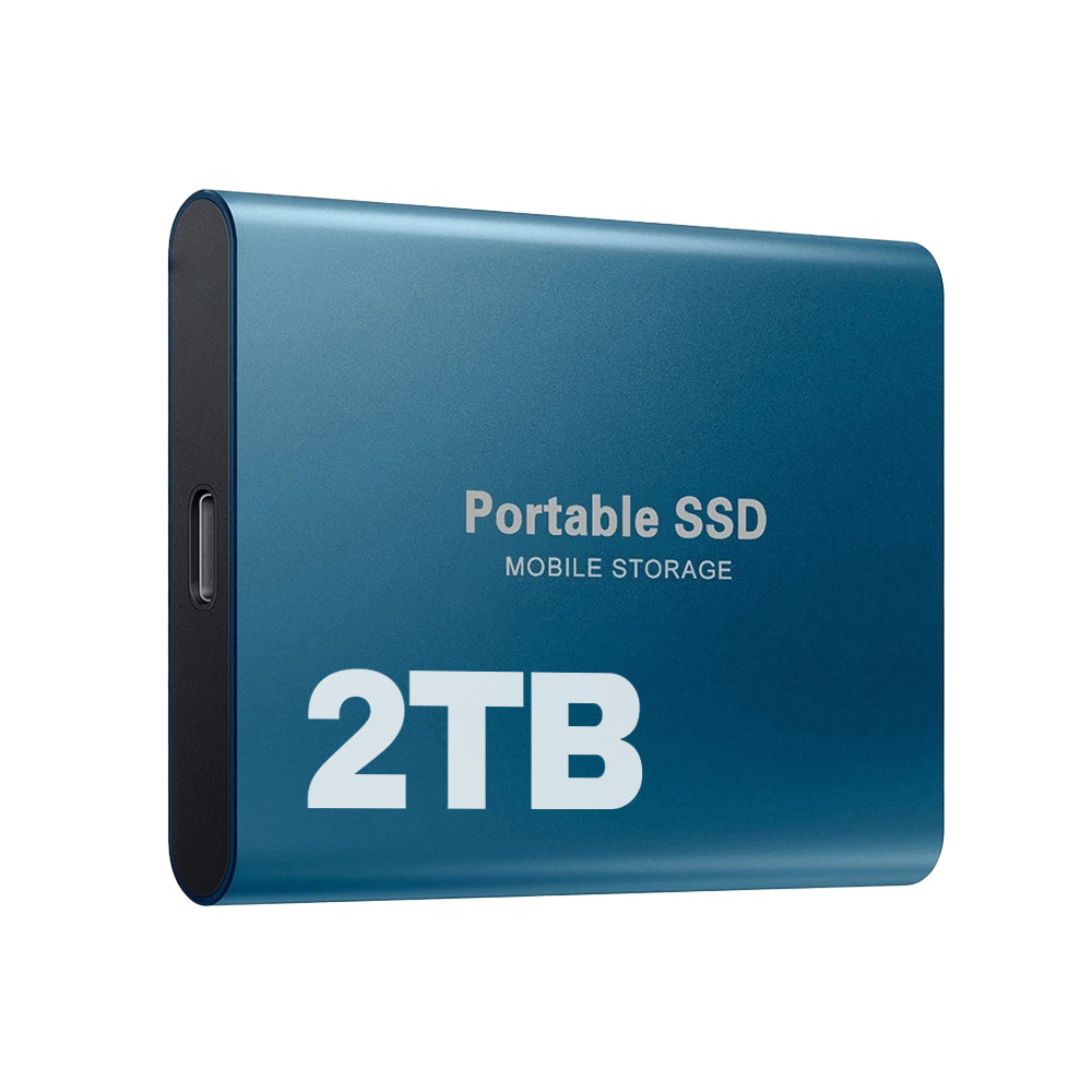 Wexo Zewnętrzny Dysk SSD | 2TB, USB-C, Szybki Transfer 1050MB/s 8