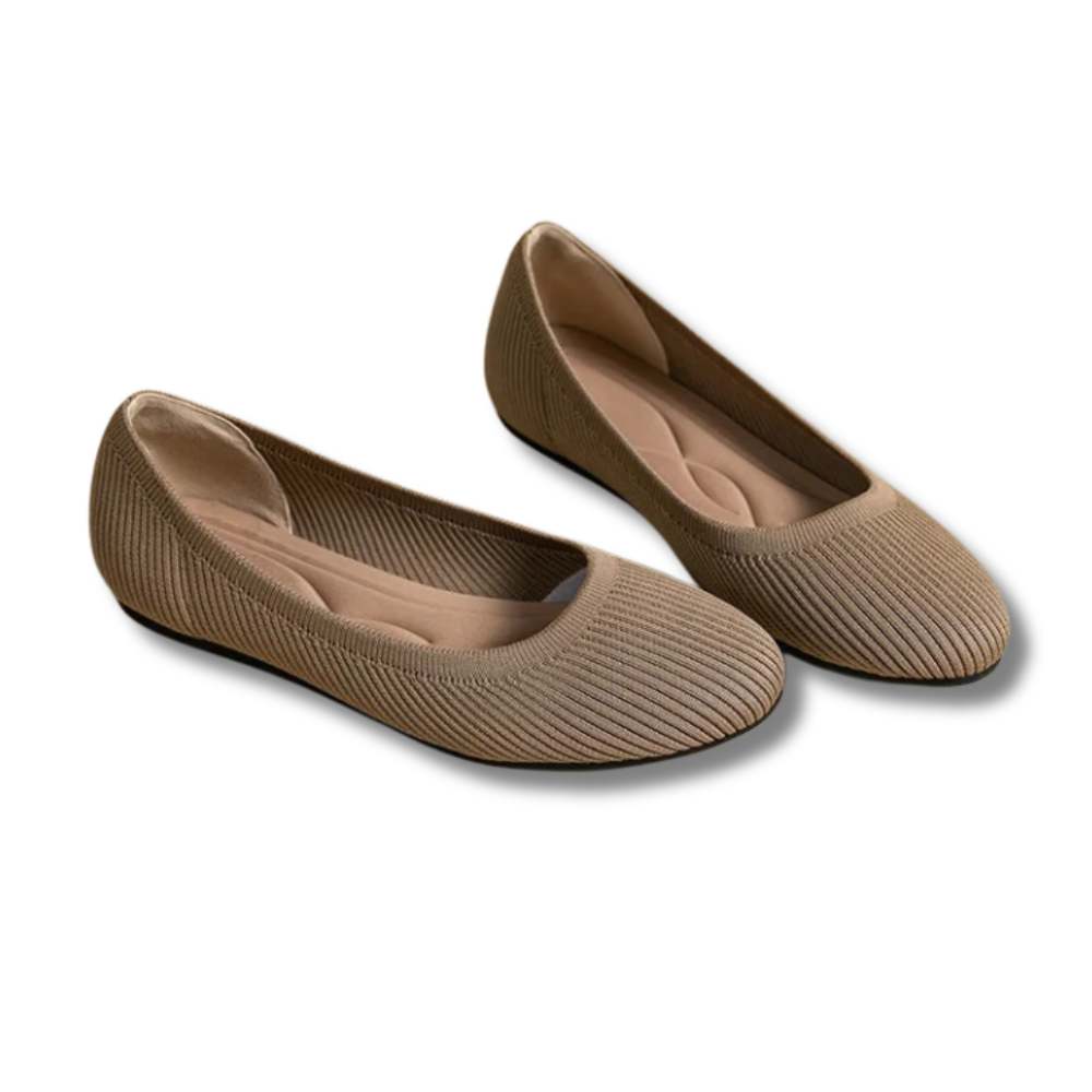 Wygodne Baleriny Damskie z Elastycznej Dzianiny | Miękkie Buty Casual 2