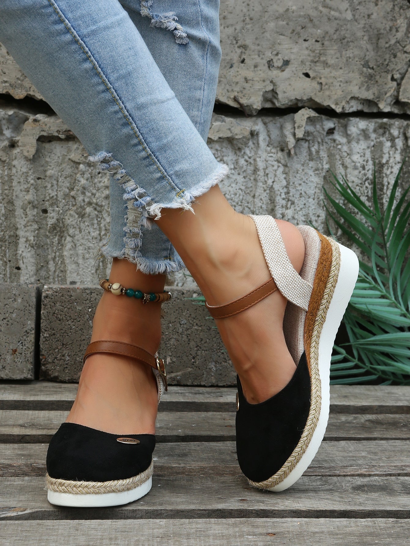 Wygodne Espadryle Damskie Ortopedyczne | Stylowe Sandały na Koturnie 1