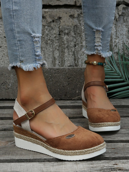 Wygodne Espadryle Damskie Ortopedyczne | Stylowe Sandały na Koturnie 3