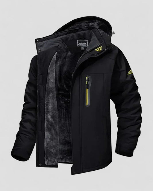 Zimowa Kurtka Męska | Wodoodporna, Polarowa Podszewka 0