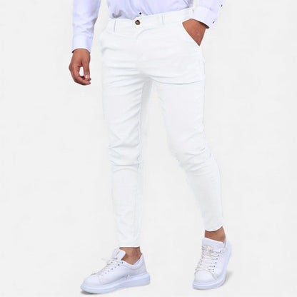 Zwei Chino Męskie | Elastyczne, Elegancki Krój 0